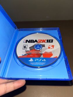 Opened PlayStation nba basketball 2k18 PS4 PS5 video Game