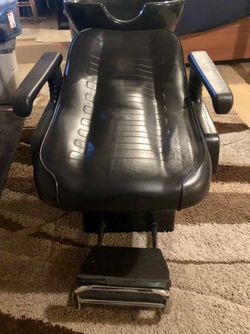 To hair wash stations and one massage chair