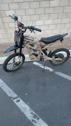 HappyRun G300 Pro Electric Dirt Bike Camouflage - Fully Assembled
