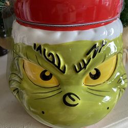 GRINCH COOKIE JAR NEW