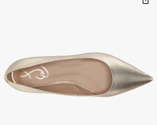 Sam Edelman Wanda Gold Leather Size 5 - 9.5