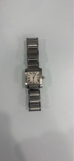 Cartier Tank Française Stainless Steel Watch