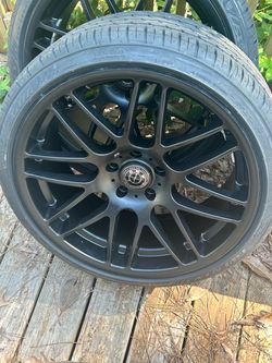 BMW 5x120 20” staggered wheels and tires