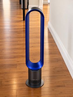 Blue Dyson fan
