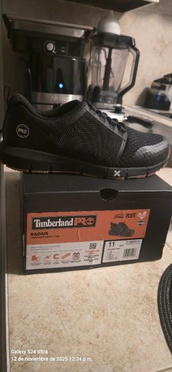 Timberland PRO Radius, hombre, gris, punta comp, EH, baja atlética