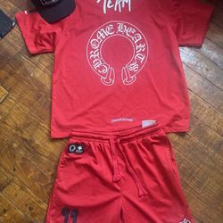 Chrome Hearts Shorts And Shirt 