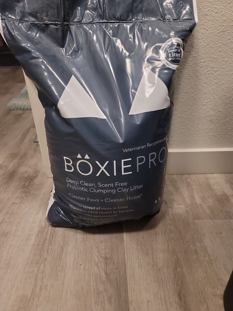 Boxie Cat Probiotic Litter 40 Pounds BRAND NEW