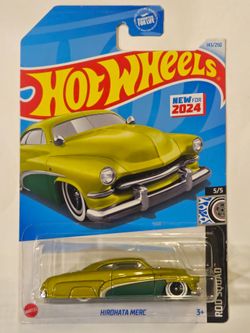 HOT WHEELS . GEORGE BARRIS . ROD SQUAD .  HIROHATA MERC . 1951 MERCURY.