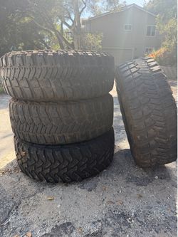 4 GoodYear Wrangler M/T Tires