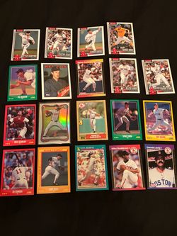 Boston Red Sox Baseball Card Lot – 19 Cards – Vintage & Modern