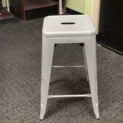Metal Gray Stools 