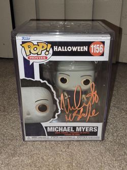 Autographed/Signed Nick Castle Michael Myers Halloween Funko Pop #1156 JSA COA w Pop Hard Stack Protector