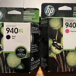 Genuine HP Officer 940 XL Black And Magenta 
