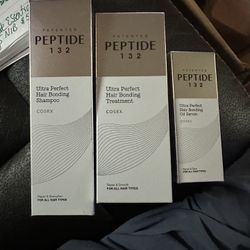 Peptide 132 Hair Care Set Bonding Shampoo, Treatment & Oil Serum 