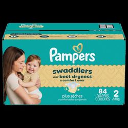 Pampers Swaddlers Diapers Size 2 - 84 ct