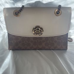 Coach parker shoulder bag hotsell sale