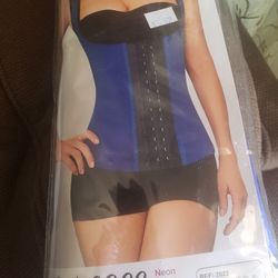 latex Blue Vest Trainer