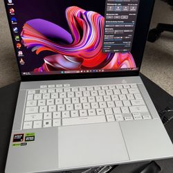 ASUS - ROG Zephyrus G14 14" OLED 3K 120Hz Gaming Laptop - AMD Ryzen 9 8945HS - 32GB LPDDR5X - NVIDIA