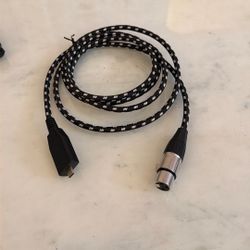 10ft XLR to USB-C cable