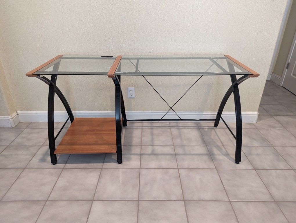 Glass Desk