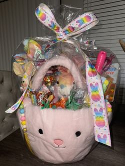 Large Plush Easter Basket 