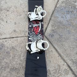 5150 Dealer 158CM Snowboard Includes Bindings