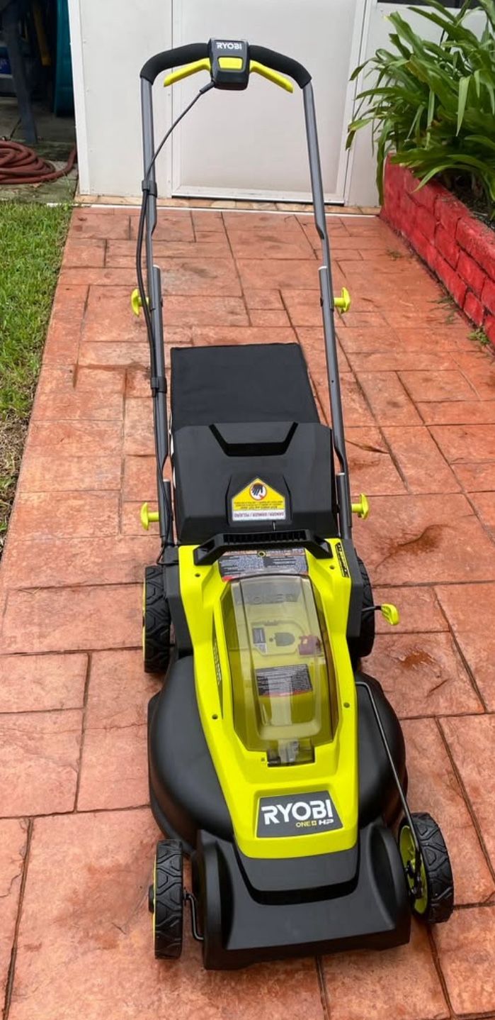 Ryobi 18V HP 16" Electric Push Lawn Mower New (Tool Only)