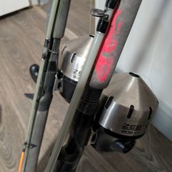Two Boss Hawg Fishing Poles