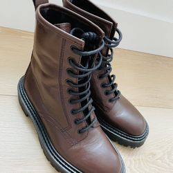 leather women boots ZARA