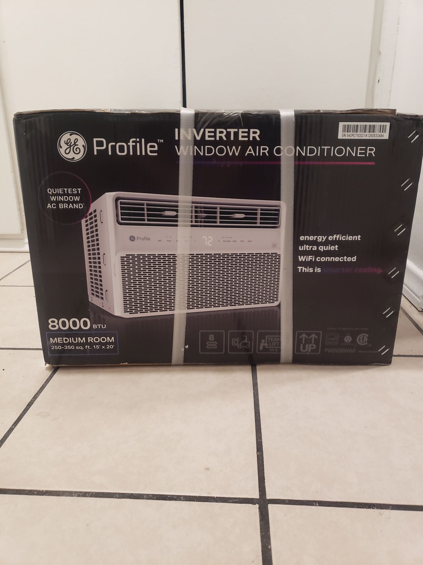 GE Profile Inverter Air Conditioner 8000 BTU Wifi With Remote - Quiet - New In Box