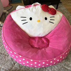  Hello Kitty Kids' Compressed Foam Bean Bag Chair