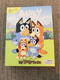 Bluey Story book Playmat Figurines