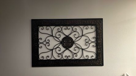 Decorative iron wall panel