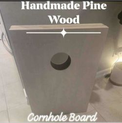 Handmade Cornhole Board & Bean Bags 