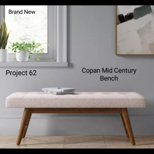 Brand New Copan Mid Century Bench