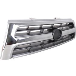 Chrome Front Grille Compatible with 1 Toyota 4Runner, ABS Replacement Bumper Grill for TO135460  For 1 Toyota 4Runner  Bra