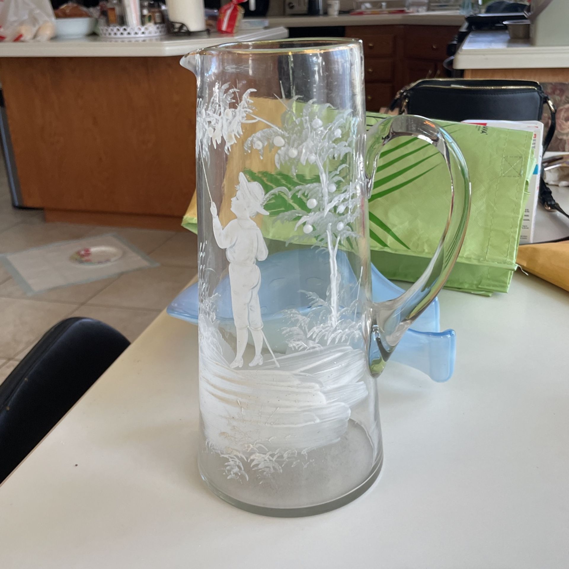 Vintage, Iced Tea Pitcher Glass