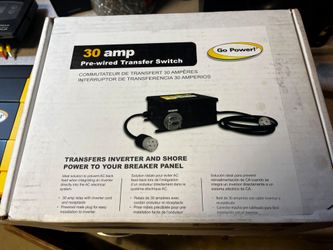 Go Power Pre wired Transfer Switch New in Box