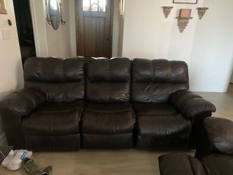 Leather couch