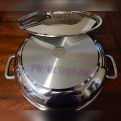 Princess House 5846 Classic 16 QT Deep Casserole Stainless Steel HUGE for  sale online