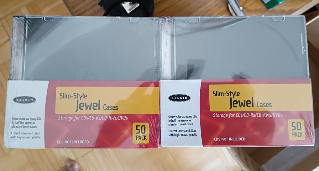 New CD-R Cds and New Jewell Cases