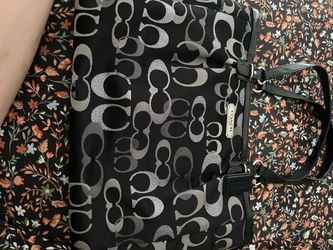 Two coach hand bags