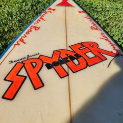 Vintage 1980s 5ft 4in Spyder Surfboard