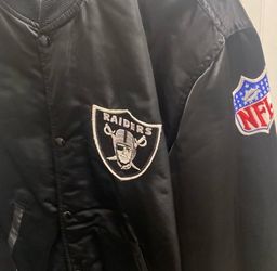 Vintage Large Raiders Starter Jacket