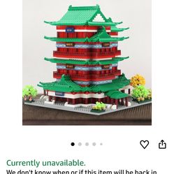 KLMEI Tengwang Pavilion micro building block set historic tower