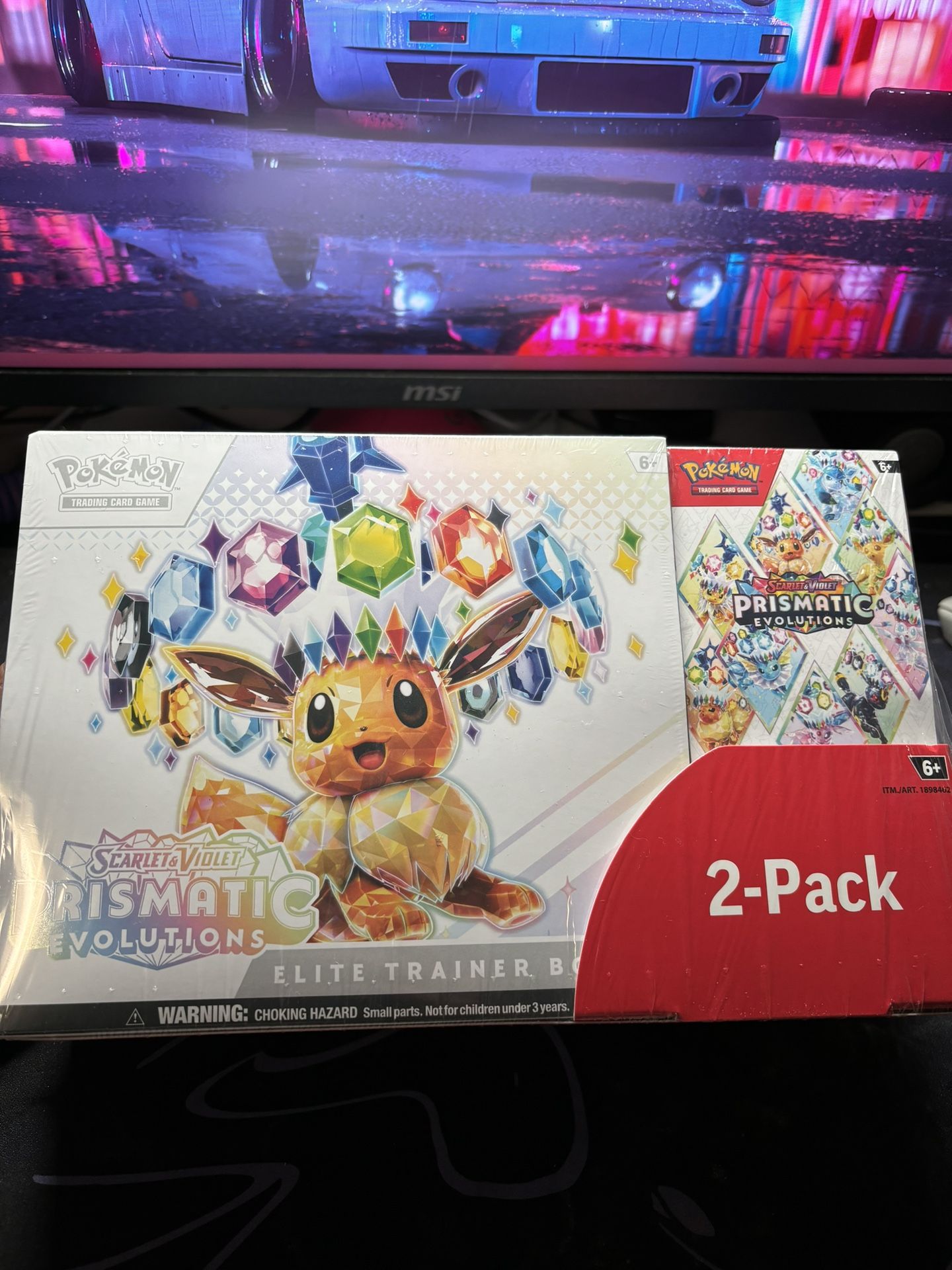 Prismatic 2 Pack ETB Booster bundle