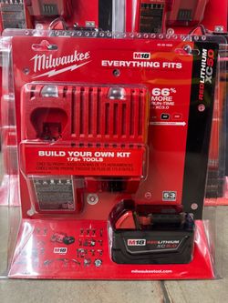 Milwaukee M18 18-Volt Lithium-Ion XC Starter Kit with One 5.0Ah Battery and Charger