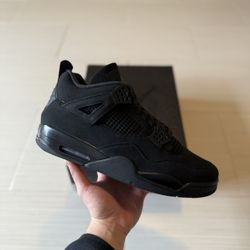 Nike Air Jordan Retro 4 Black Cat Size 13