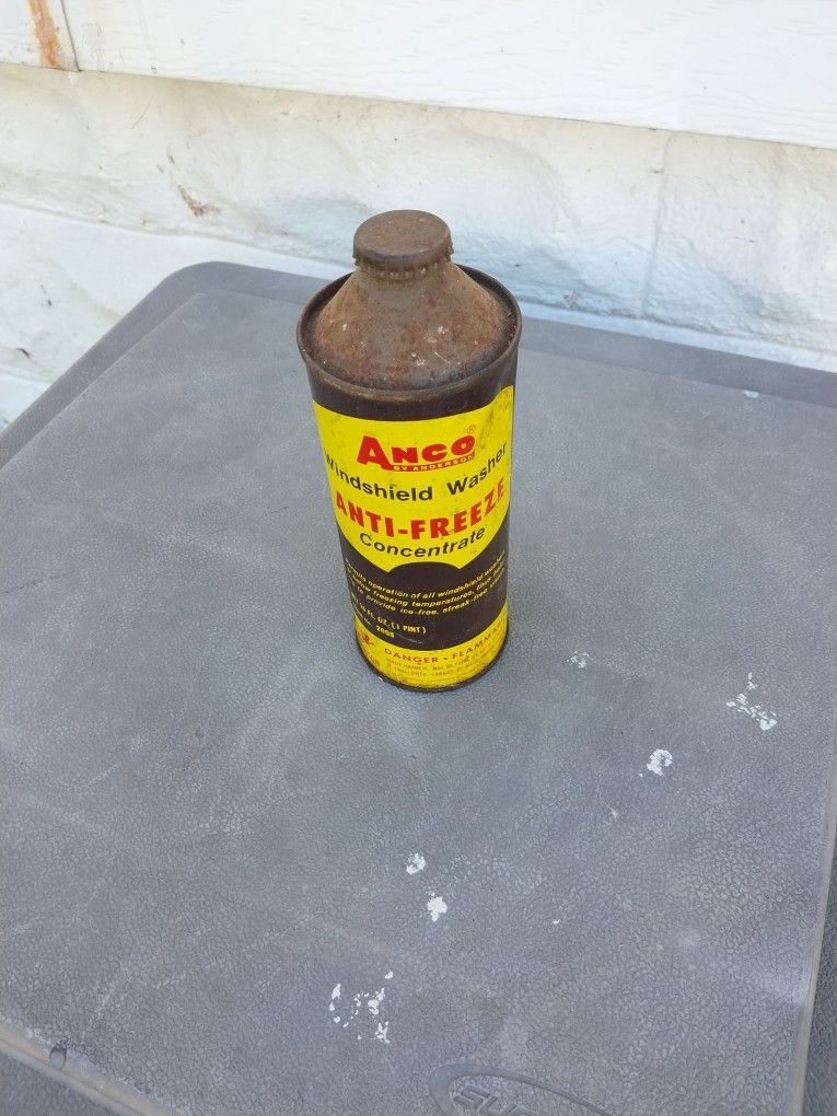 Vintage Unopened Can Of Windshield Washer