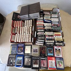 8-Track cassette tapes Funk Soul Oldies & 8track player 